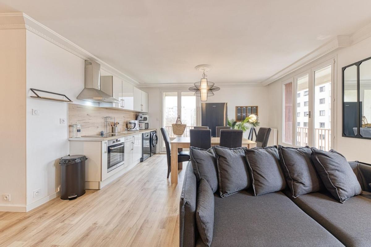 Magnificent Apartment, 4 Bedrooms, Fiber Wifi Grenoble Bagian luar foto