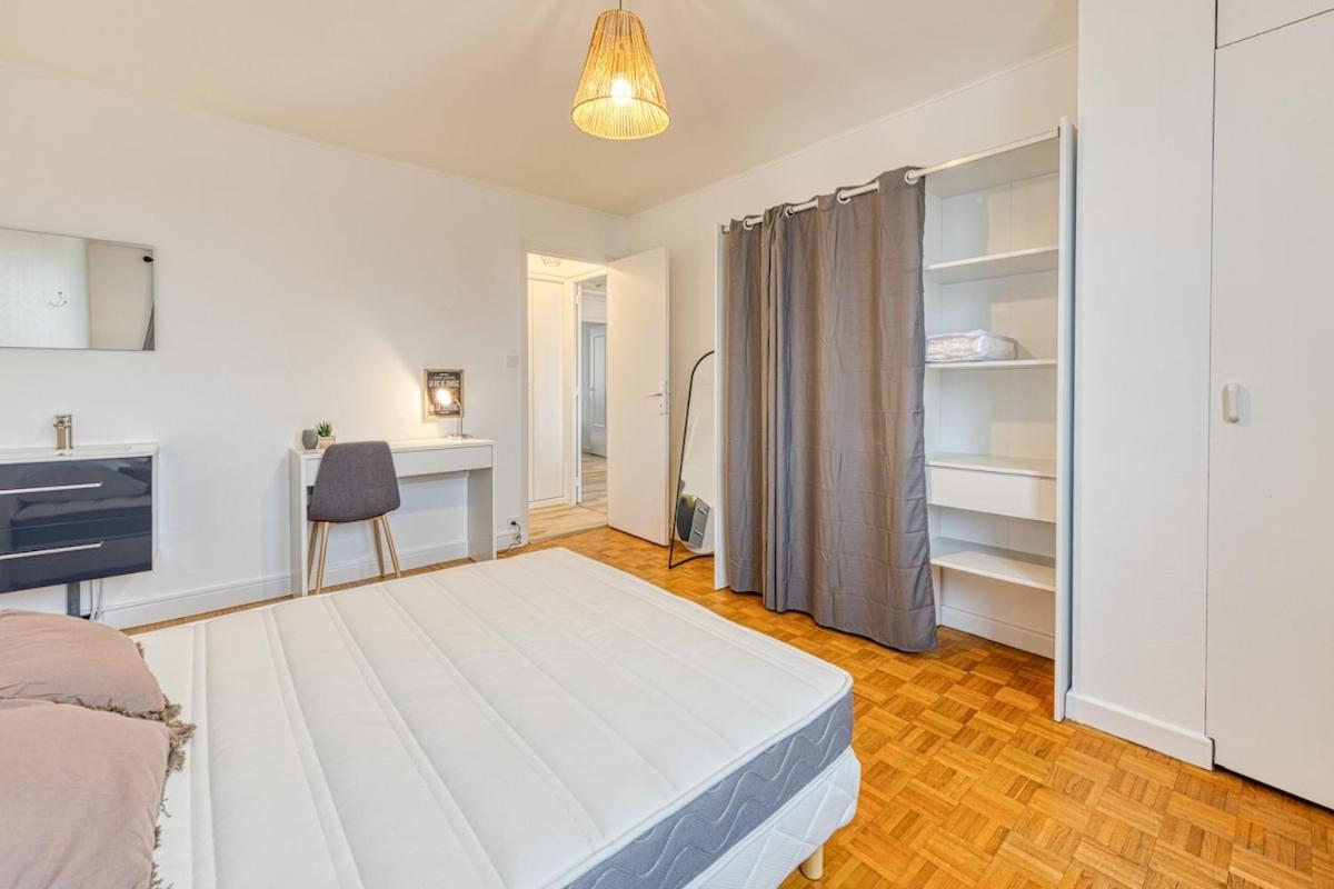 Magnificent Apartment, 4 Bedrooms, Fiber Wifi Grenoble Bagian luar foto