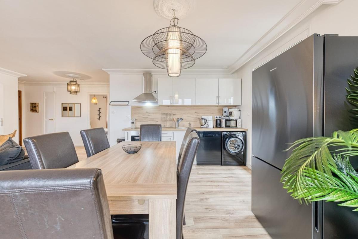Magnificent Apartment, 4 Bedrooms, Fiber Wifi Grenoble Bagian luar foto